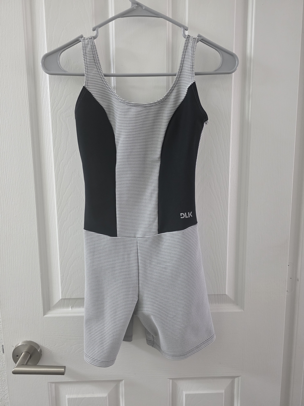 DLK Black & White Textured Athletic Piece